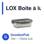 LOX Boîte à lunch 850 ml - Miniature 1