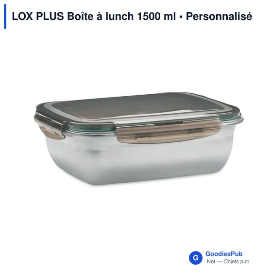 LOX PLUS Boîte à lunch 1500 ml - Image 1