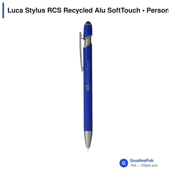 Stylo bille personnalisable Luca Stylus RCS avec logo - Image 11