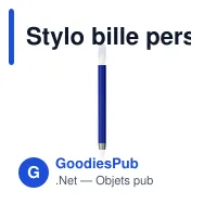 Stylo bille personnalisable Luca Stylus RCS avec logo - Miniature 12