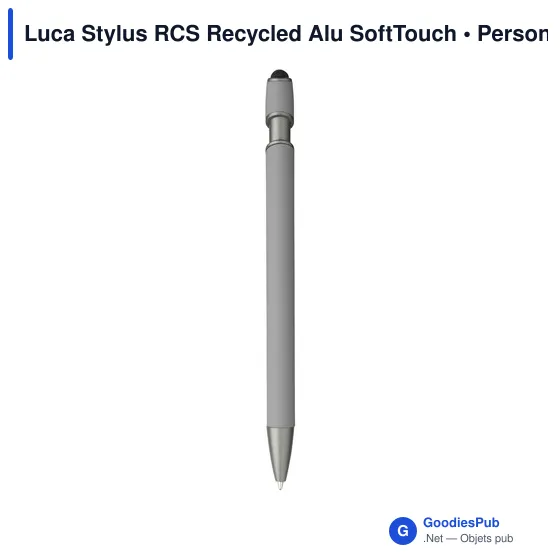 Stylo bille personnalisable Luca Stylus RCS avec logo - Image 3