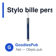 Stylo bille personnalisable Luca Stylus RCS avec logo - Miniature 7