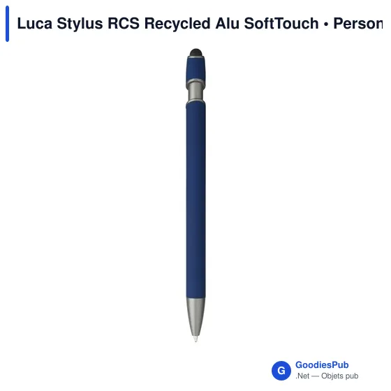 Stylo bille personnalisable Luca Stylus RCS avec logo - Image 9
