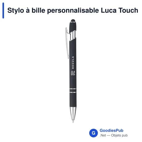 Stylo à bille personnalisable Luca Touch avec logo