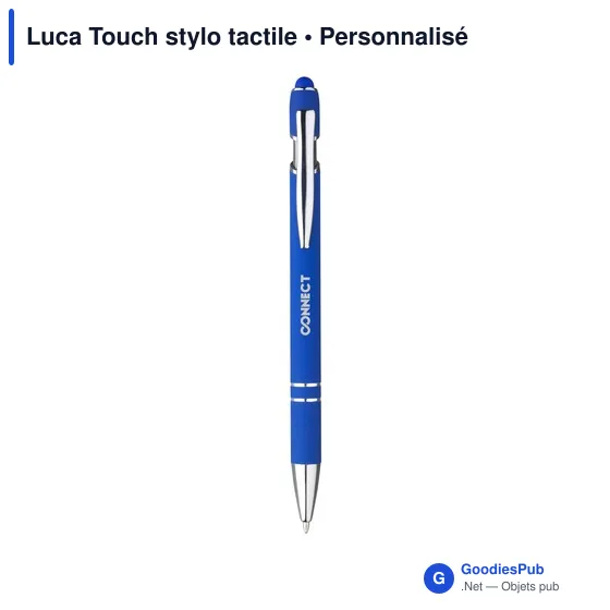 Stylo à bille personnalisable Luca Touch avec logo - Image 12