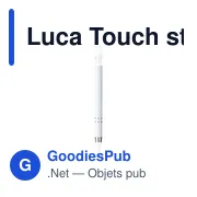 Stylo à bille personnalisable Luca Touch avec logo - Miniature 6