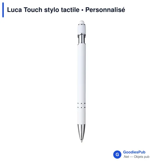 Stylo à bille personnalisable Luca Touch avec logo - Image 6