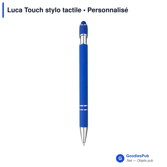 Stylo à bille personnalisable Luca Touch avec logo - Image 9