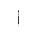 Variante bleu marine - Stylo à bille personnalisable Luca Touch avec logo