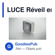 LUCE Réveil en ABS recyclé/PET - Miniature 11