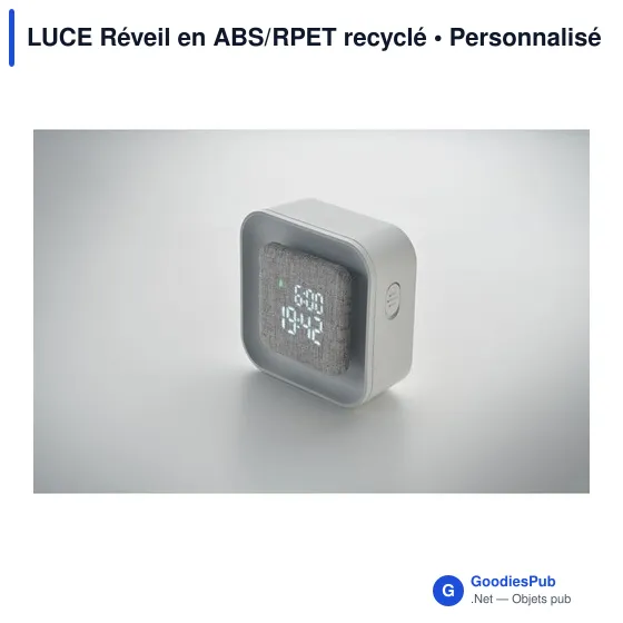 LUCE Réveil en ABS recyclé/PET - Image 11