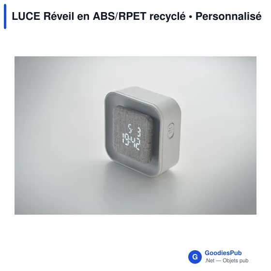 LUCE Réveil en ABS recyclé/PET - Image 12