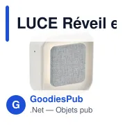 LUCE Réveil en ABS recyclé/PET - Miniature 3