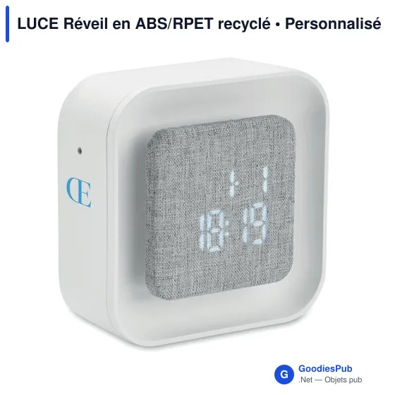 LUCE Réveil en ABS recyclé/PET - Image 4