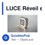 LUCE Réveil en ABS recyclé/PET - Miniature 5