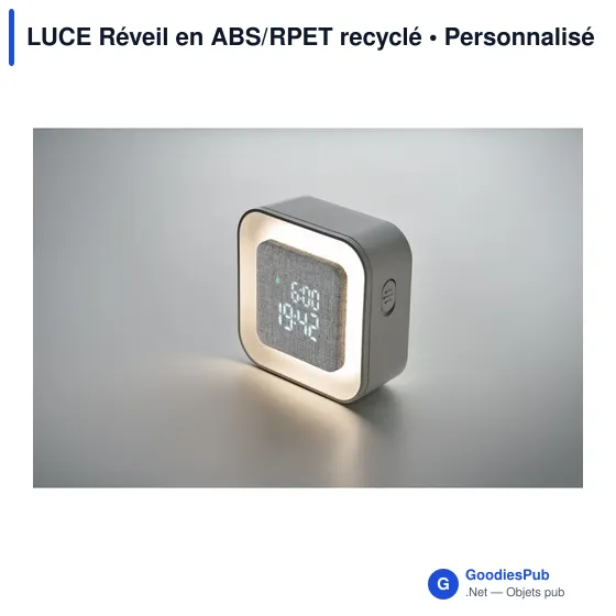 LUCE Réveil en ABS recyclé/PET - Image 5
