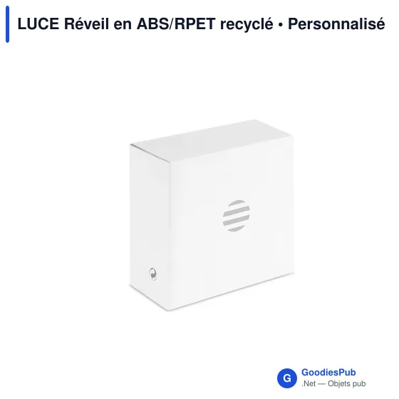 LUCE Réveil en ABS recyclé/PET - Image 6
