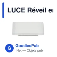 LUCE Réveil en ABS recyclé/PET - Miniature 9