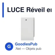LUCE Réveil en ABS recyclé/PET - Miniature 10