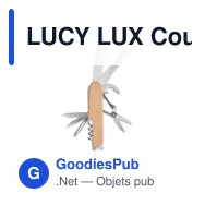 LUCY LUX Couteau multi outils en bambou - Miniature 1