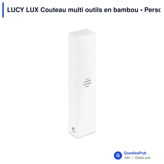 LUCY LUX Couteau multi outils en bambou - Image 6