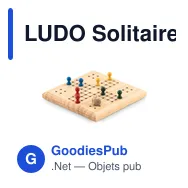 LUDO Solitaire en bois - Miniature 1