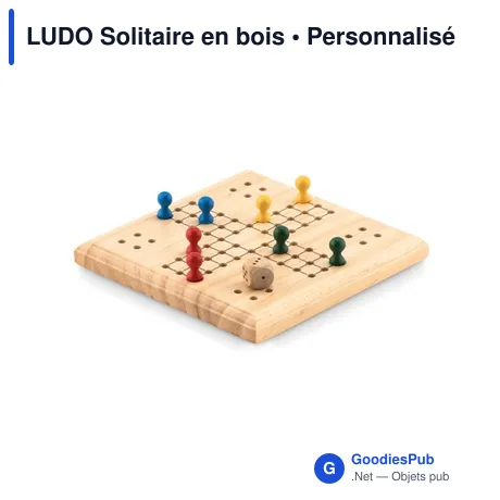 LUDO Solitaire en bois