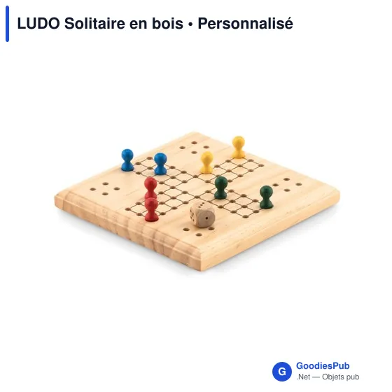 LUDO Solitaire en bois - Image 1