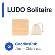 LUDO Solitaire en bois - Miniature 2
