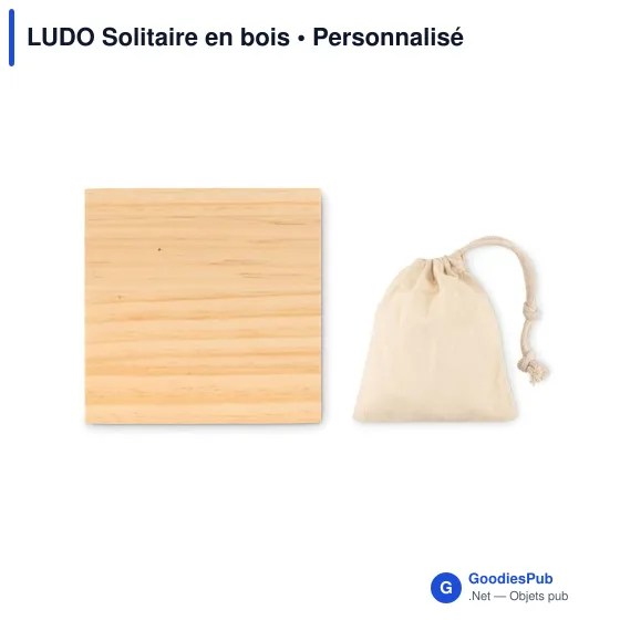 LUDO Solitaire en bois - Image 2