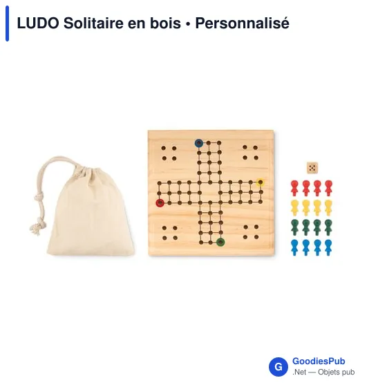 LUDO Solitaire en bois - Image 3