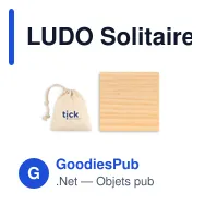 LUDO Solitaire en bois - Miniature 4