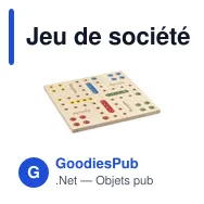 Jeu de société Ludo personnalisable avec logo - Bois FSC - Miniature 2