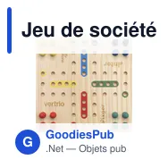 Jeu de société Ludo personnalisable avec logo - Bois FSC - Miniature 3