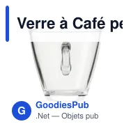 Verre à Café personnalisable 230 ml avec logo - Lugano - Miniature 1