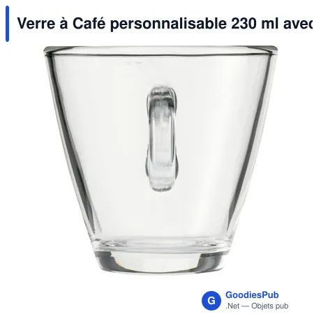 Verre à Café personnalisable 230 ml avec logo - Lugano