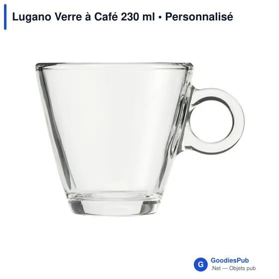 Verre à Café personnalisable 230 ml avec logo - Lugano - Image 11