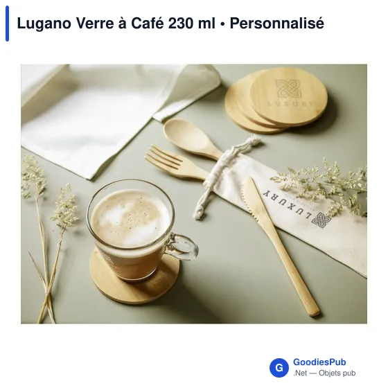 Verre à Café personnalisable 230 ml avec logo - Lugano - Image 7