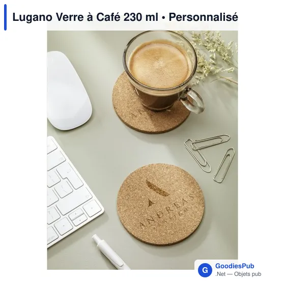 Verre à Café personnalisable 230 ml avec logo - Lugano - Image 9