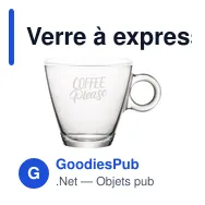 Verre à expresso personnalisable Lugano avec logo - Miniature 2
