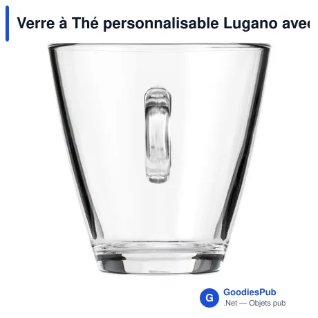 Verre à Thé personnalisable Lugano avec logo - 320 ml