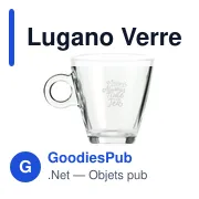 Verre à Thé personnalisable Lugano avec logo - 320 ml - Miniature 2