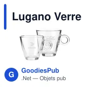 Verre à Thé personnalisable Lugano avec logo - 320 ml - Miniature 3