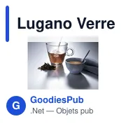 Verre à Thé personnalisable Lugano avec logo - 320 ml - Miniature 4