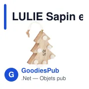 LULIE Sapin en bois avec lumières - Miniature 4