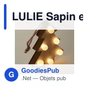 LULIE Sapin en bois avec lumières - Miniature 5