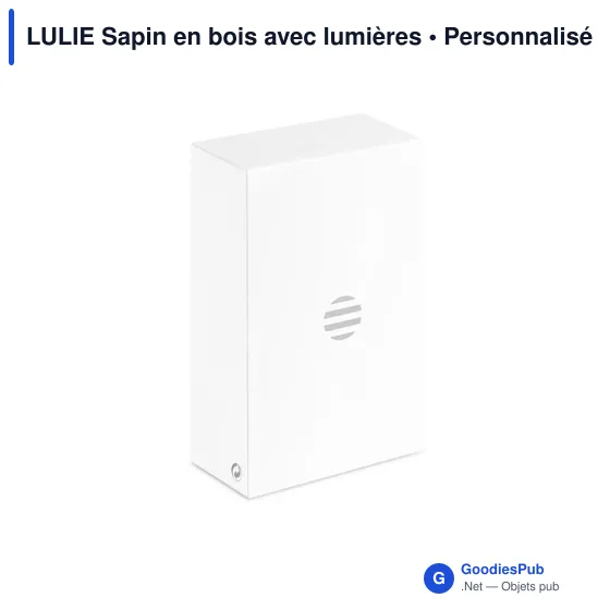 LULIE Sapin en bois avec lumières - Image 6