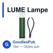 Lampe torche personnalisable en aluminium avec logo - LUME - Miniature 2