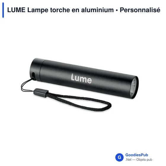 Lampe torche personnalisable en aluminium avec logo - LUME - Image 11