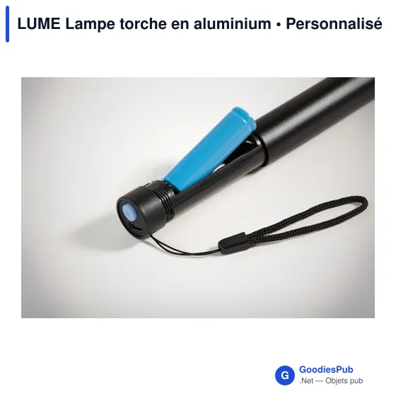 Lampe torche personnalisable en aluminium avec logo - LUME - Image 12